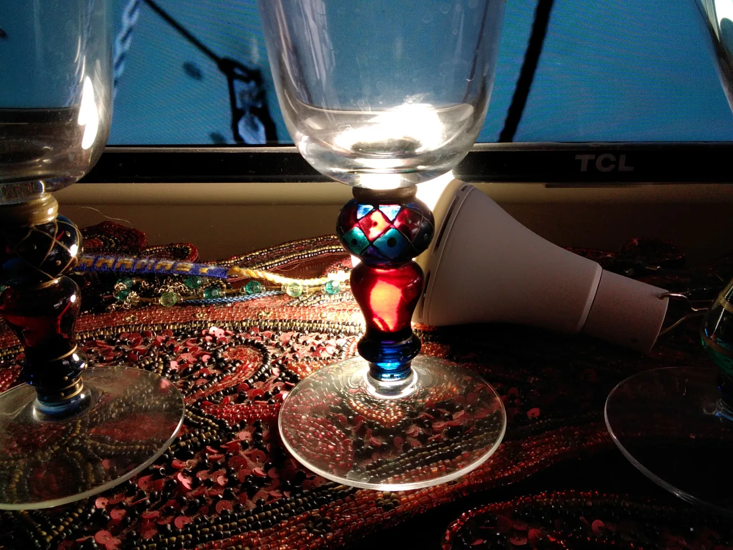 💚 Set of 4 hand-painted glasses image indicator(3)