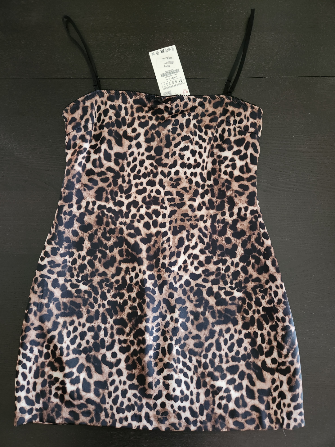 Zara Leopard Print Slip Dress