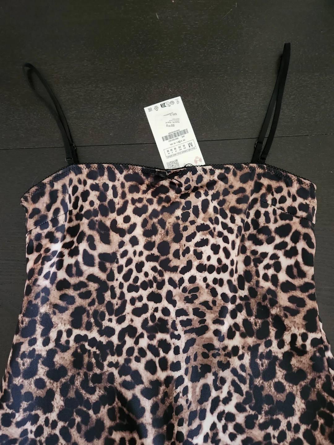 Zara Leopard Print Slip Dress image indicator(2)