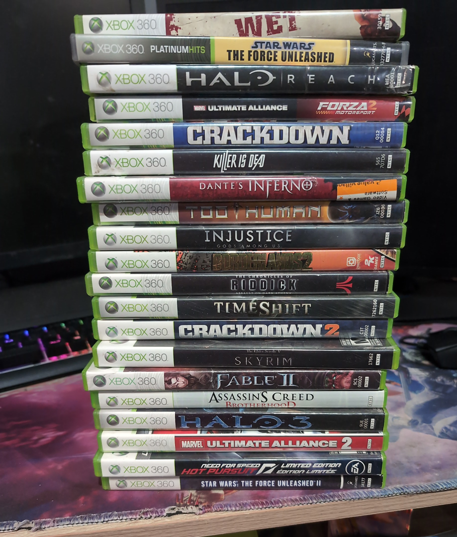 Xbox 360 games collection