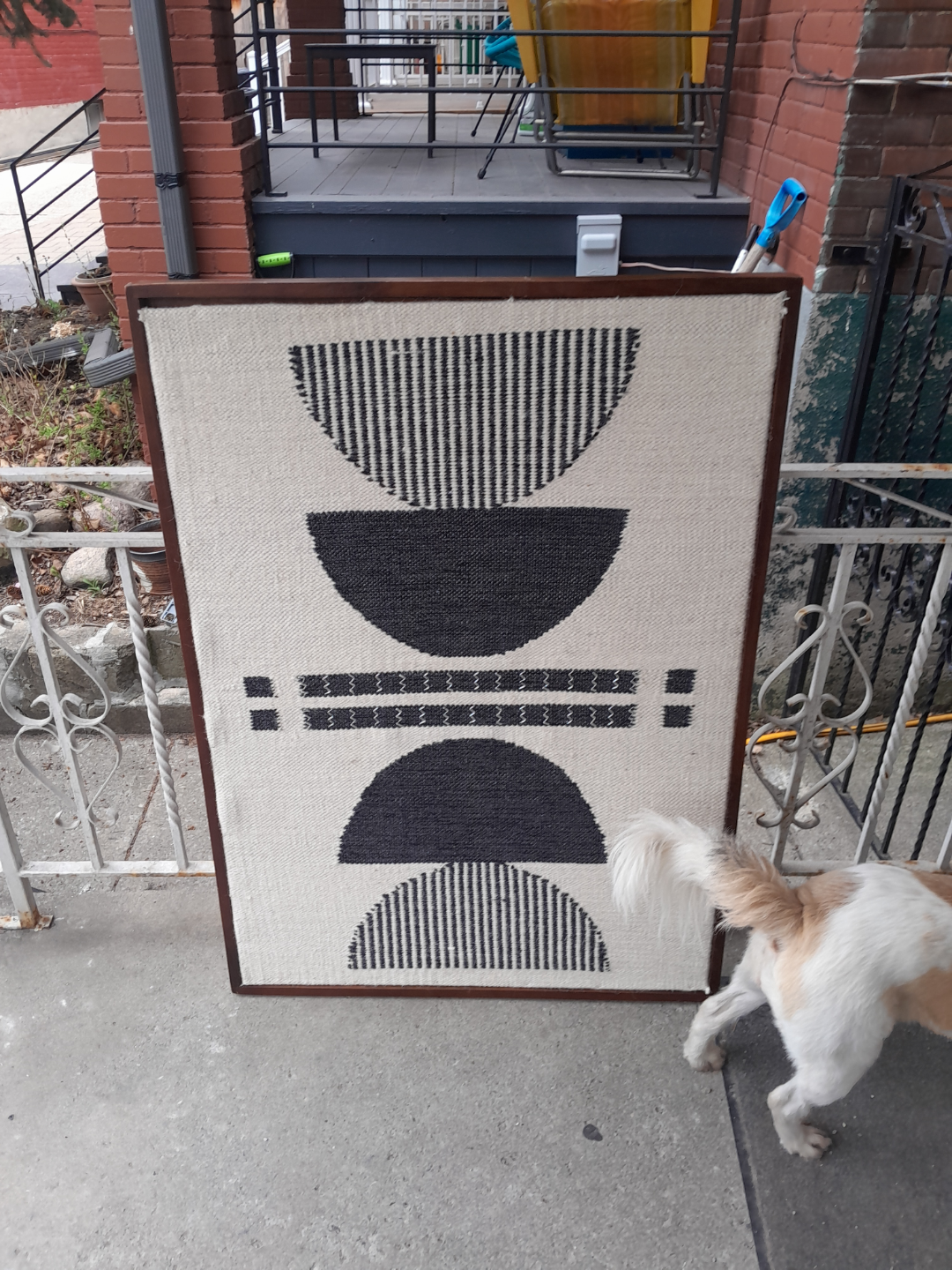 Mid-Century Modern Woven Wall Hanging