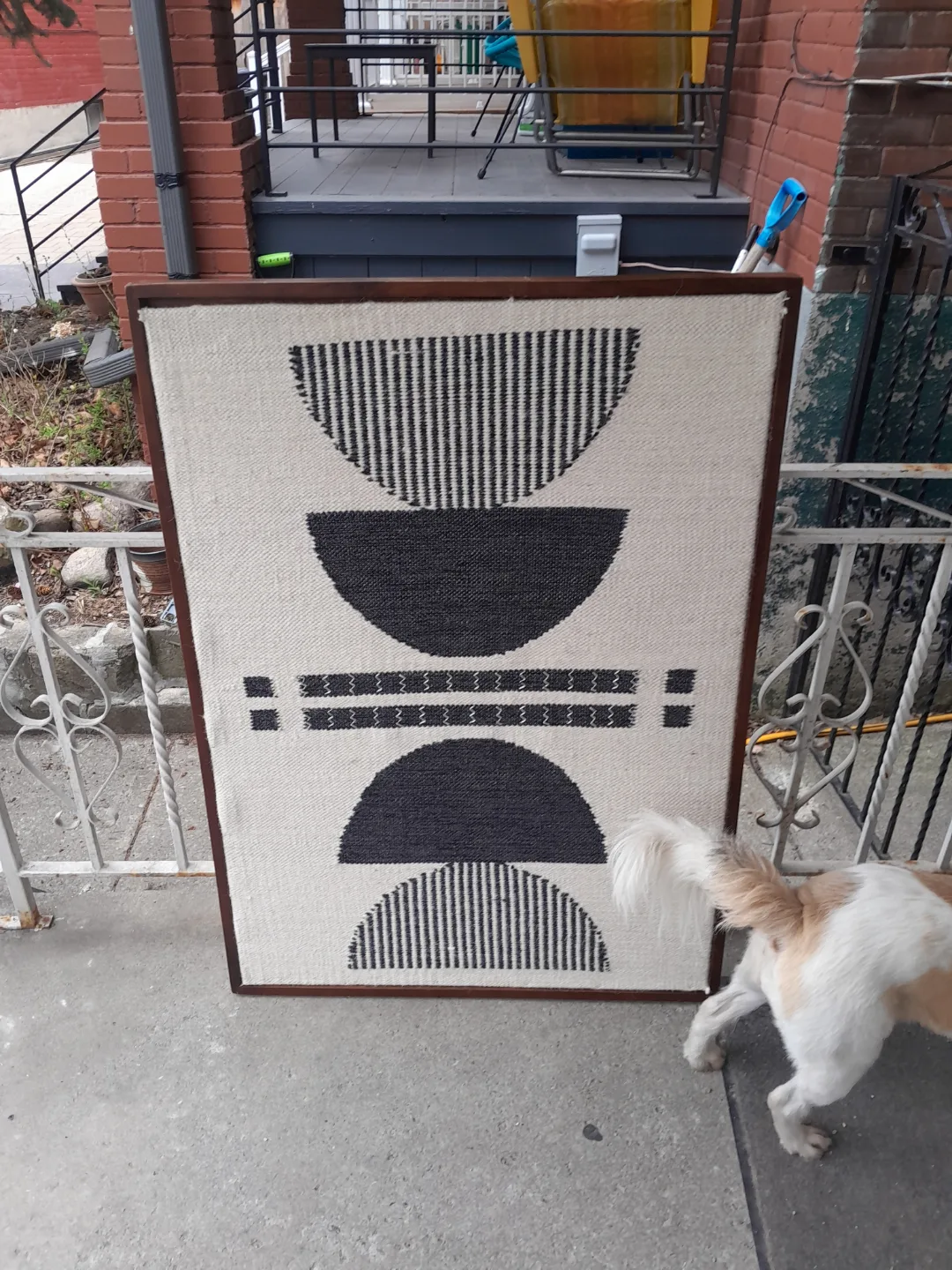 Mid-Century Modern Woven Wall Hanging thumbnail