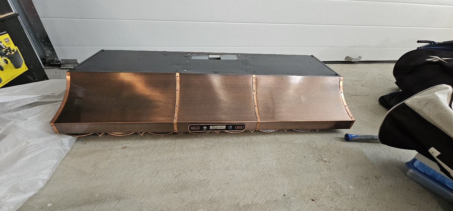Copper Range Hood - Excellent Condition