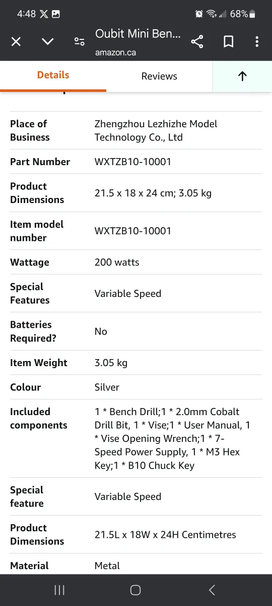 Ouibit Mini Bench Drill Press - B10 image indicator(10)