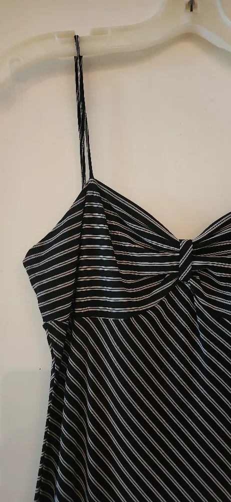 Black & White Striped Sundress image indicator(2)