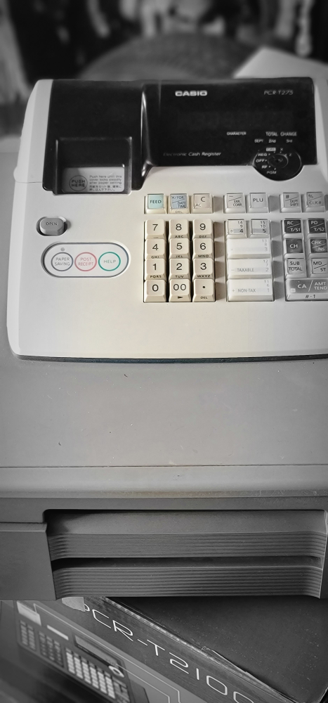 Casio PCR-T275 Electronic Cash Register - photo 2