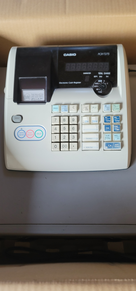Casio PCR-T275 Electronic Cash Register - photo 3