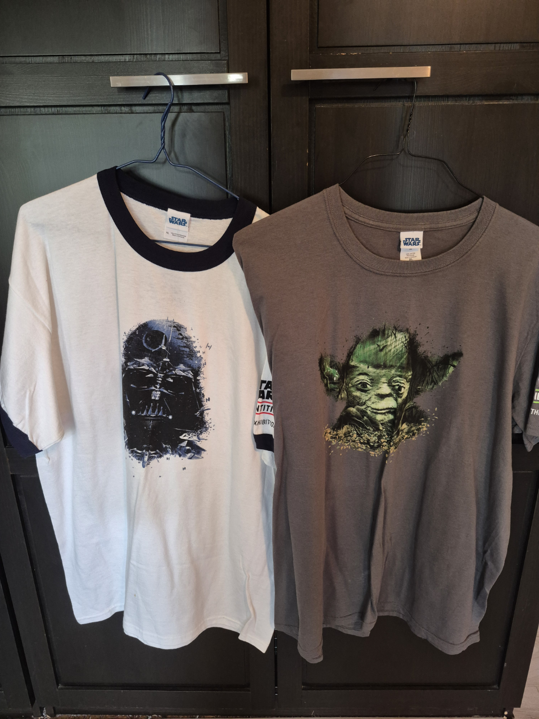 Two Star Wars T-Shirts - Darth Vader & Yoda