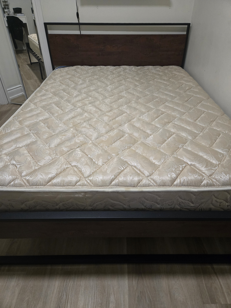 Queen Bed Frame with Mattress - photo 3