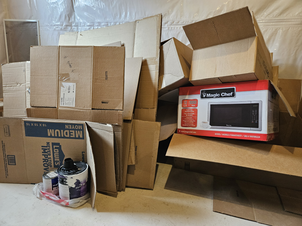 Large Lot of Used Cardboard Boxes - Moving Boxes & More