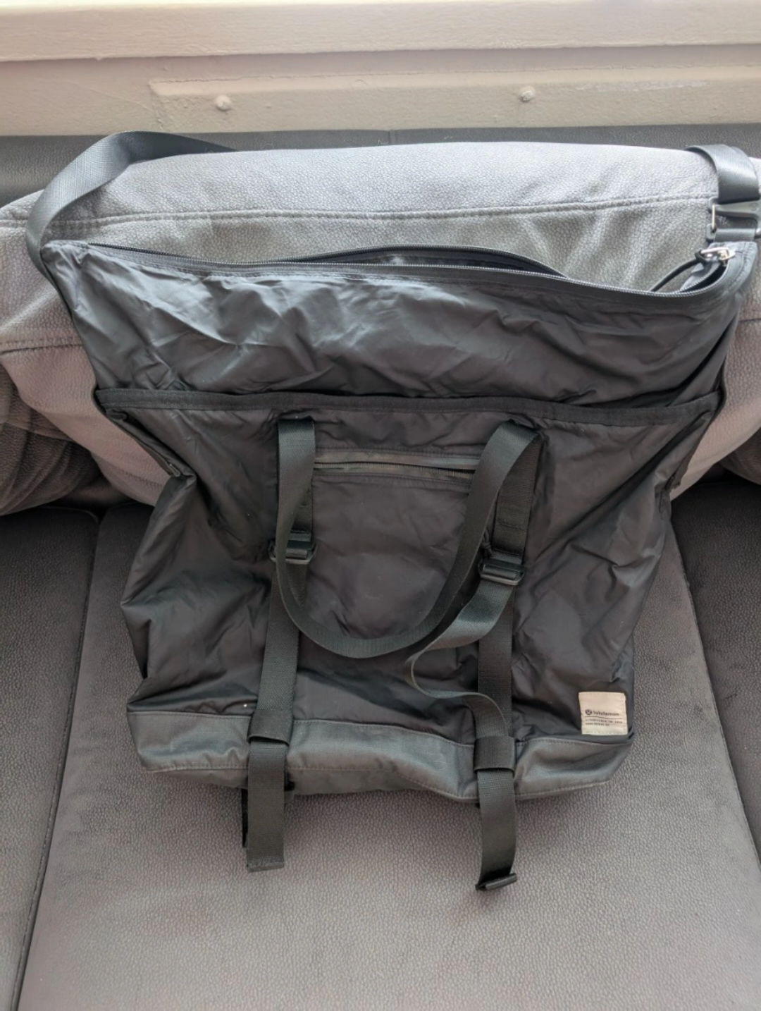 Black lululemon Tote Bag