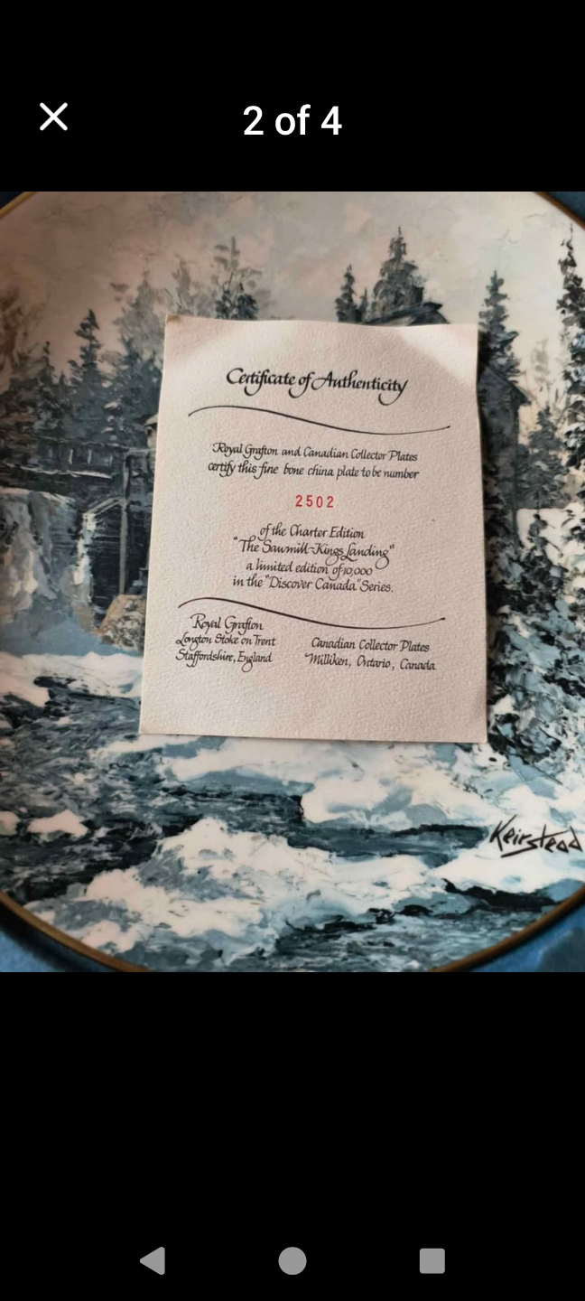 Collectors Plate - The Sawmill, Kings Landing - photo 3