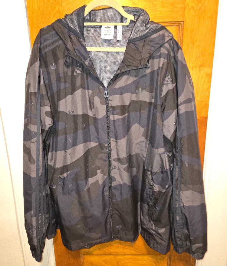Adidas Primegreen Camo Jacket - Size XL