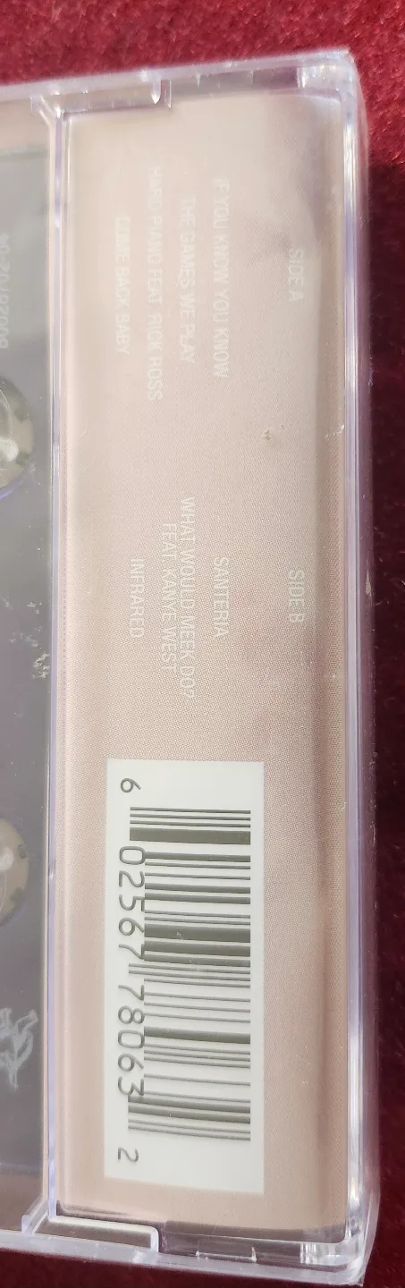 New Sealed Pusha T Cassette  DAYTONA 2018 Purple Tape image indicator(5)