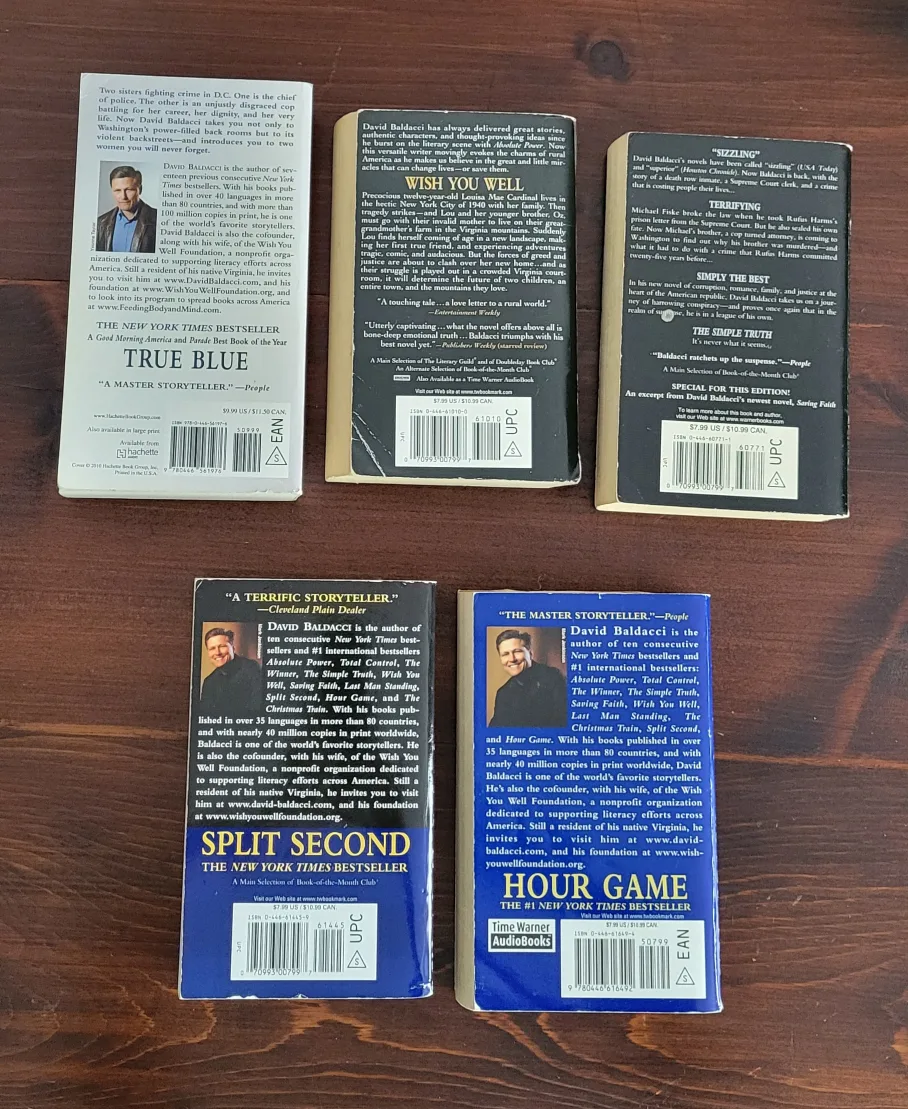 Set of 5 David Baldacci Thrillers image indicator(2)