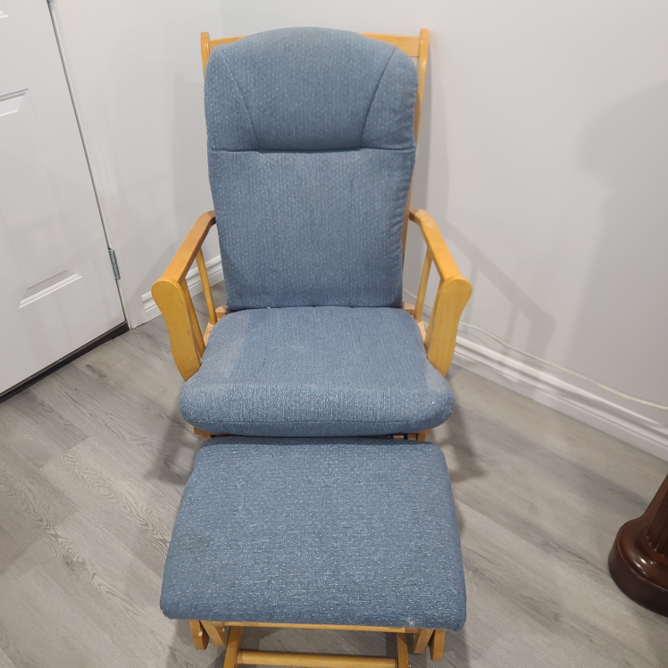 Glider Rocker with Ottoman