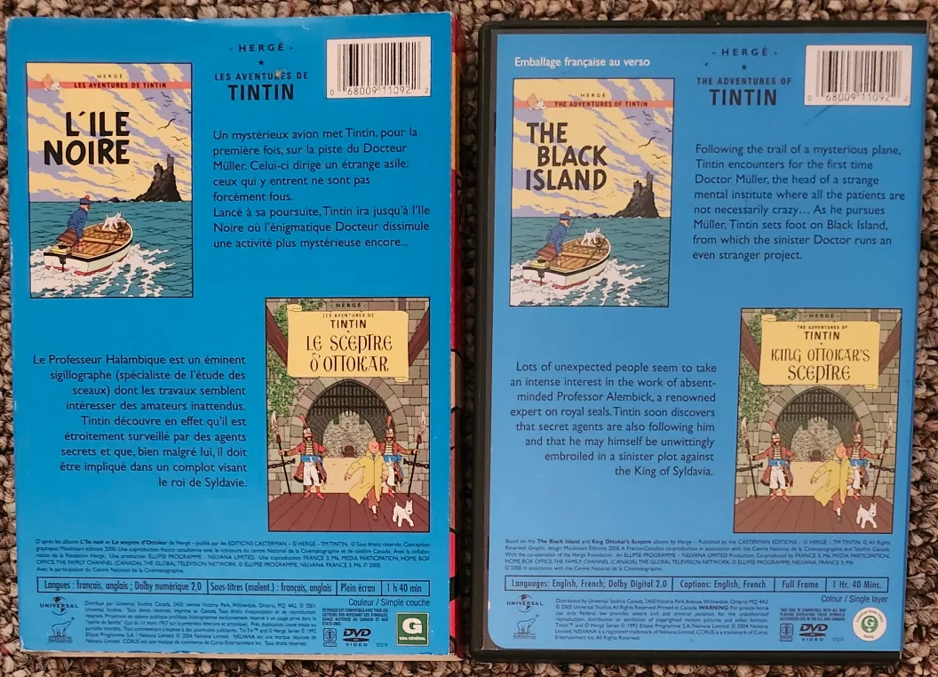 The Adventures Of  TINTIN Vol 1-5/10  eng/french image indicator(10)