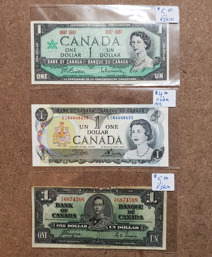 Canadian Dollars ($4-5 Each Firm)