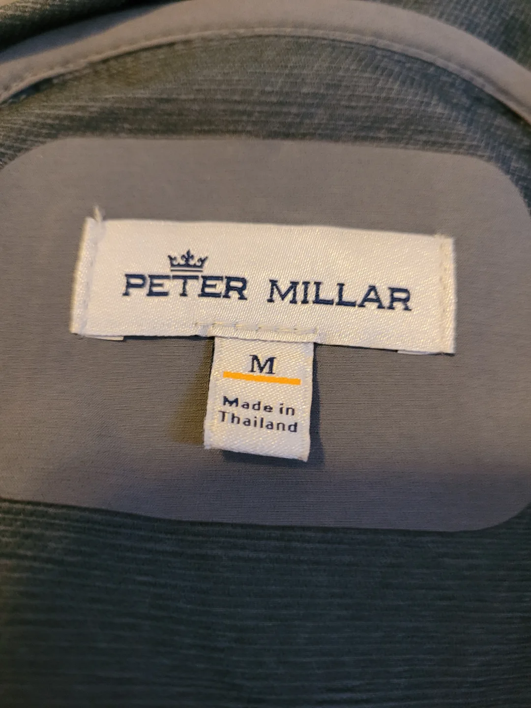 Peter Millar mens Size Medium Grey Sleeveless Vest image indicator(2)