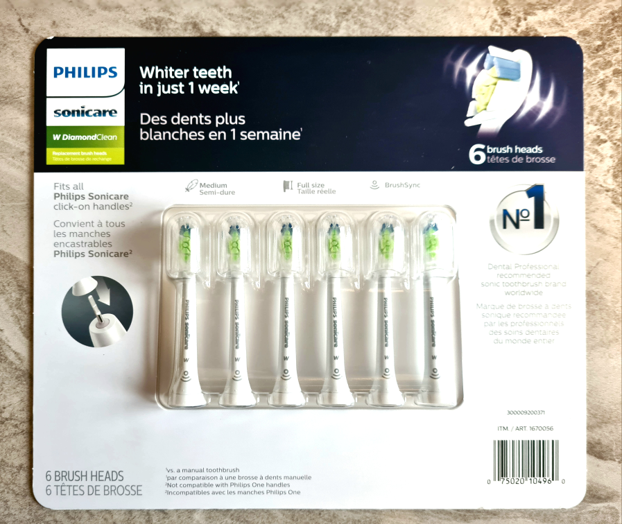 Philips Sonicare DiamondClean Brush Heads - 6 Pack