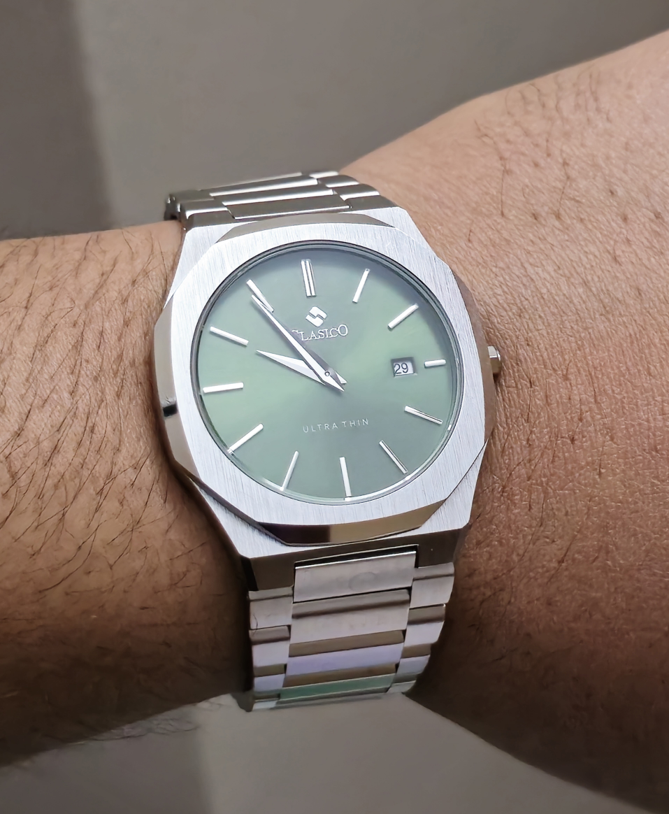 Clasico Ultrathin Green Dial Mens Watch - photo 3