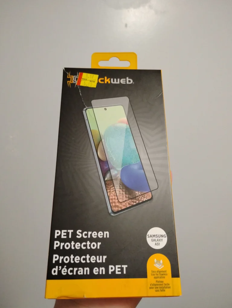 #freecycle blackweb PET Screen Protector for Samsung Galaxy A51 thumbnail