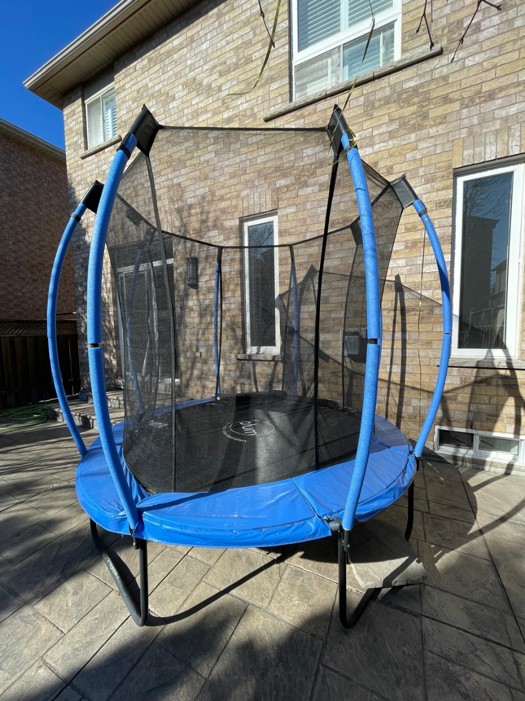Plum Springsafe blue outdoor. 8ft Trampoline with Enclosure. - photo 3