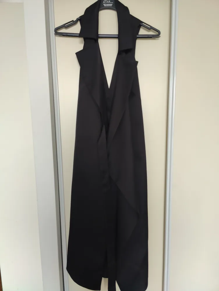 Black Halter Neck Sleeveless Dress thumbnail