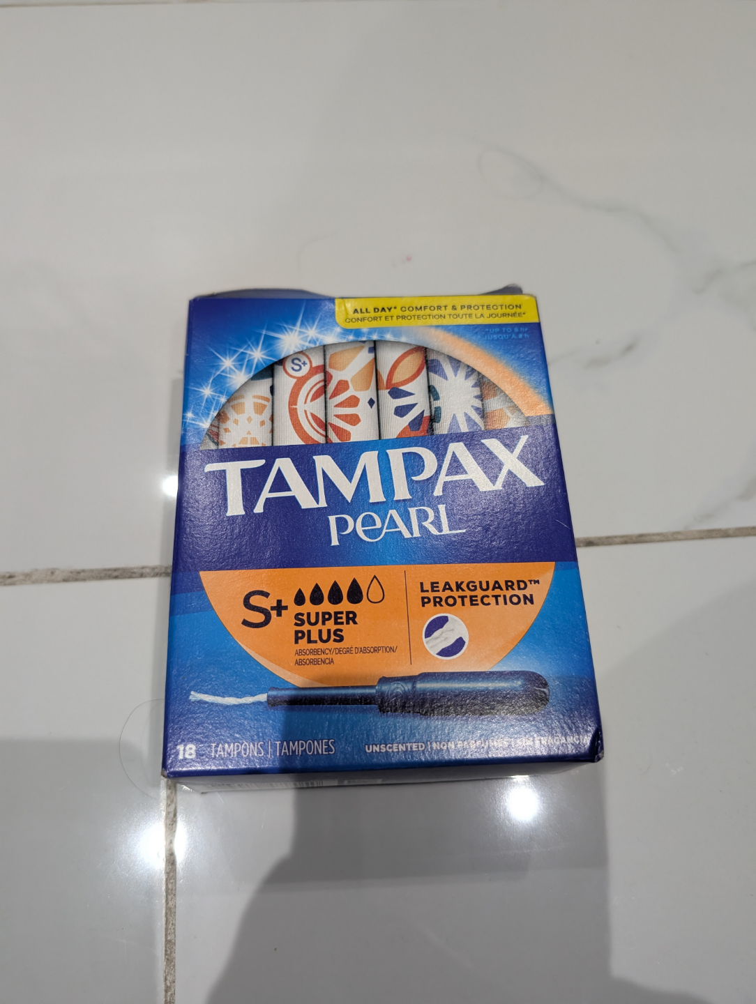 Tampax Pearl Super Plus Tampons (18 count)