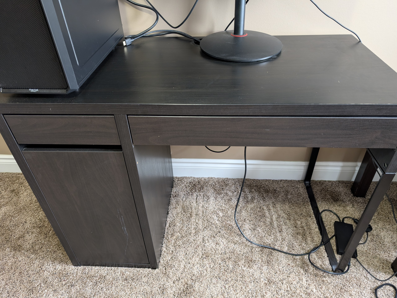 IKEA MICKE Desk - Black-Brown - photo 2