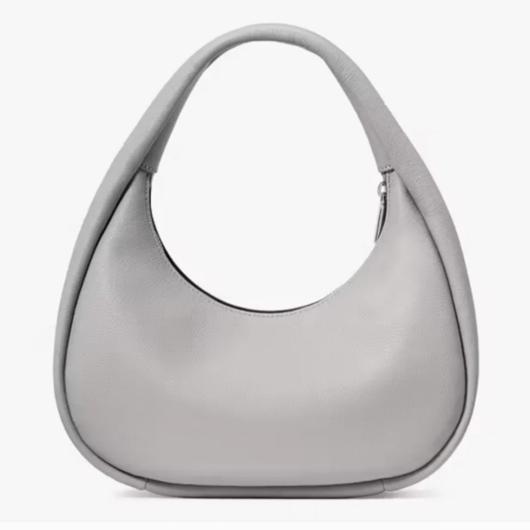 Kate Spade New York Grey Leather Shoulder Bag image indicator(3)