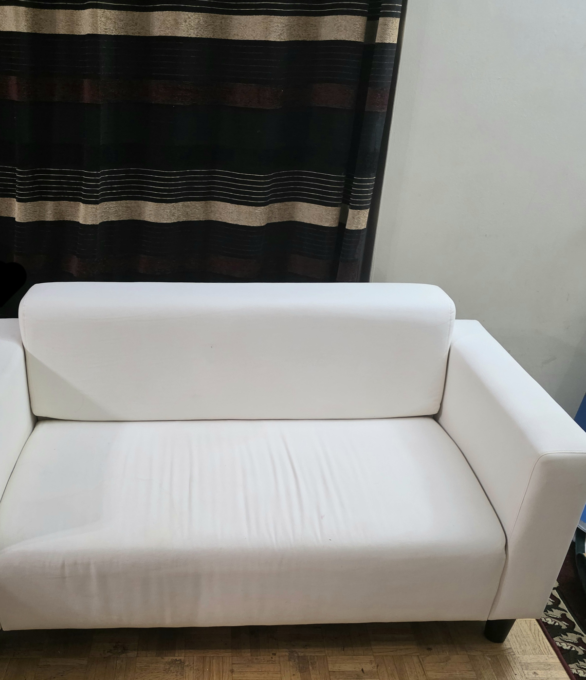 IKEA KLOBO Two-Seat Sofa - White - photo 2