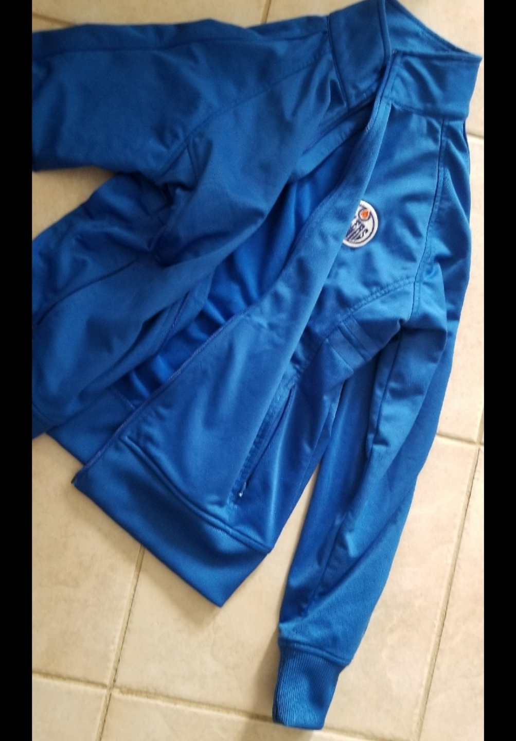 New Oilers lightweight Jacket for boys