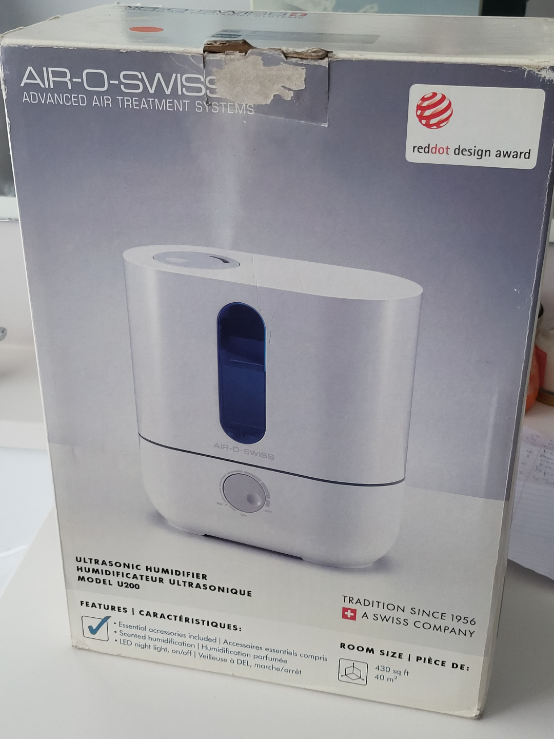 Air-O-Swiss Ultrasonic Humidifier Model U200 - photo 5