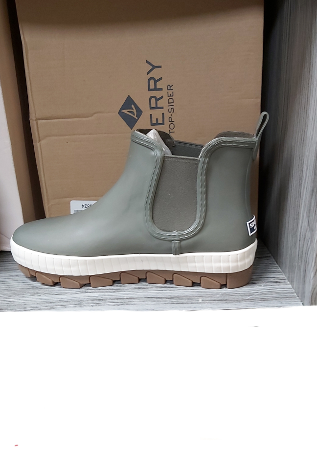 Sperry Top-Sider Torrent Chelsea Olive Green Rain Boots