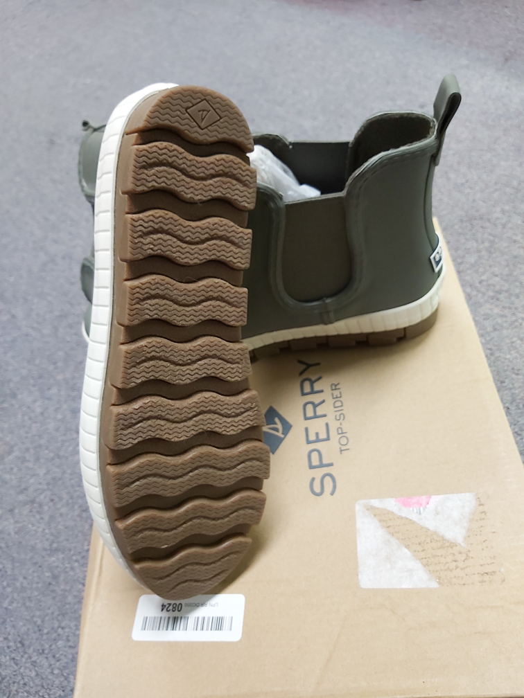 Sperry Top-Sider Torrent Chelsea Olive Green Rain Boots - photo 2