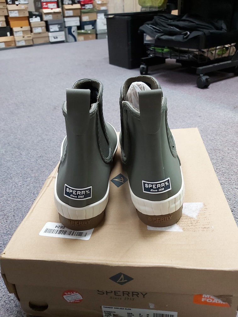 Sperry Top-Sider Torrent Chelsea Olive Green Rain Boots - photo 3