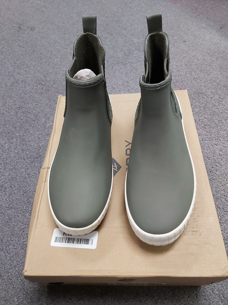Sperry Top-Sider Torrent Chelsea Olive Green Rain Boots - photo 4