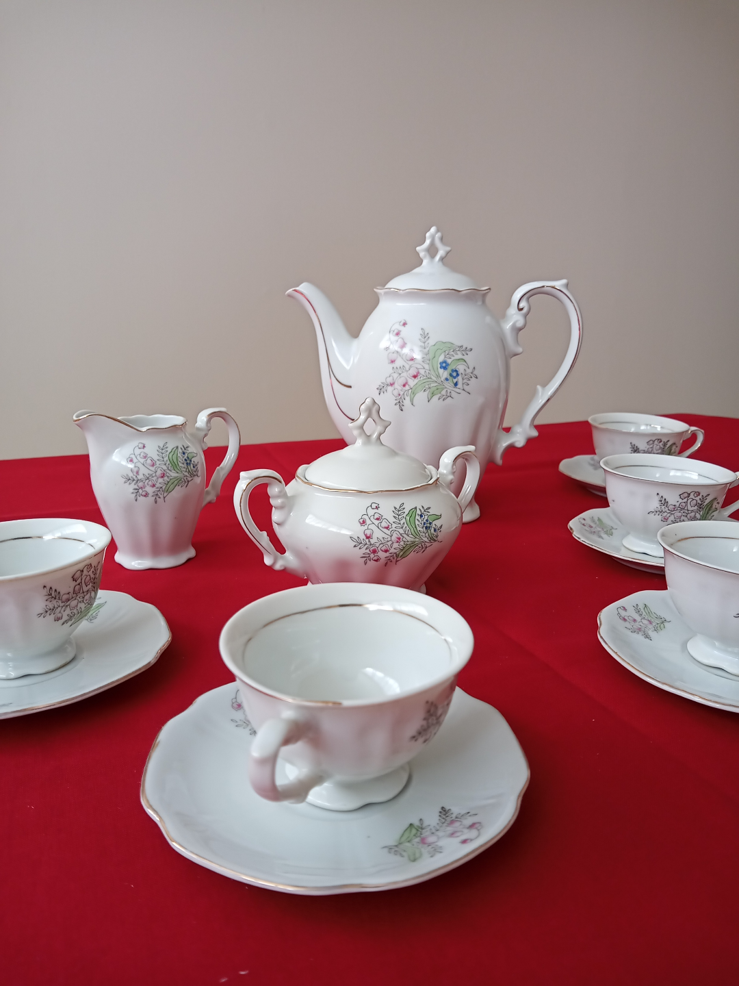 Vintage Porcelain Espresso Set for 6 - photo 3
