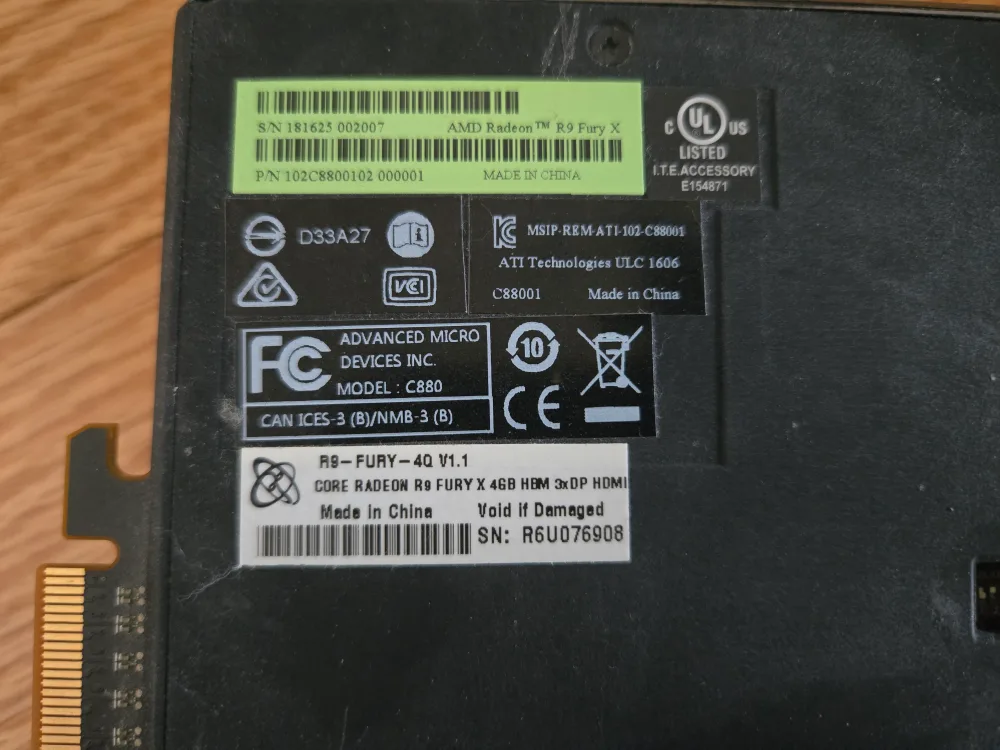 💚 XFX AMD Radeon R9 Fury X Graphics Card Liquid Cooled image indicator(2)