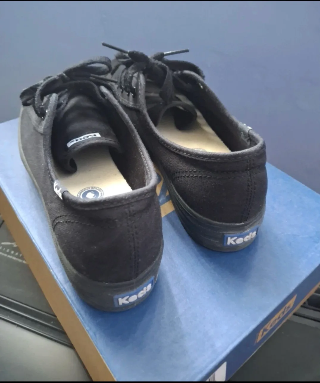 Black Platform Sneakers - Size 7.5W image indicator(3)