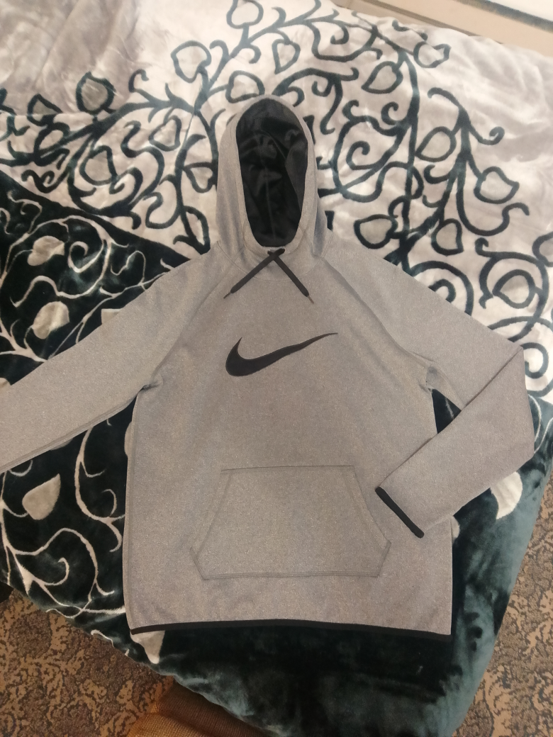 Nike Dri-FIT Grey Hoodie Size Large