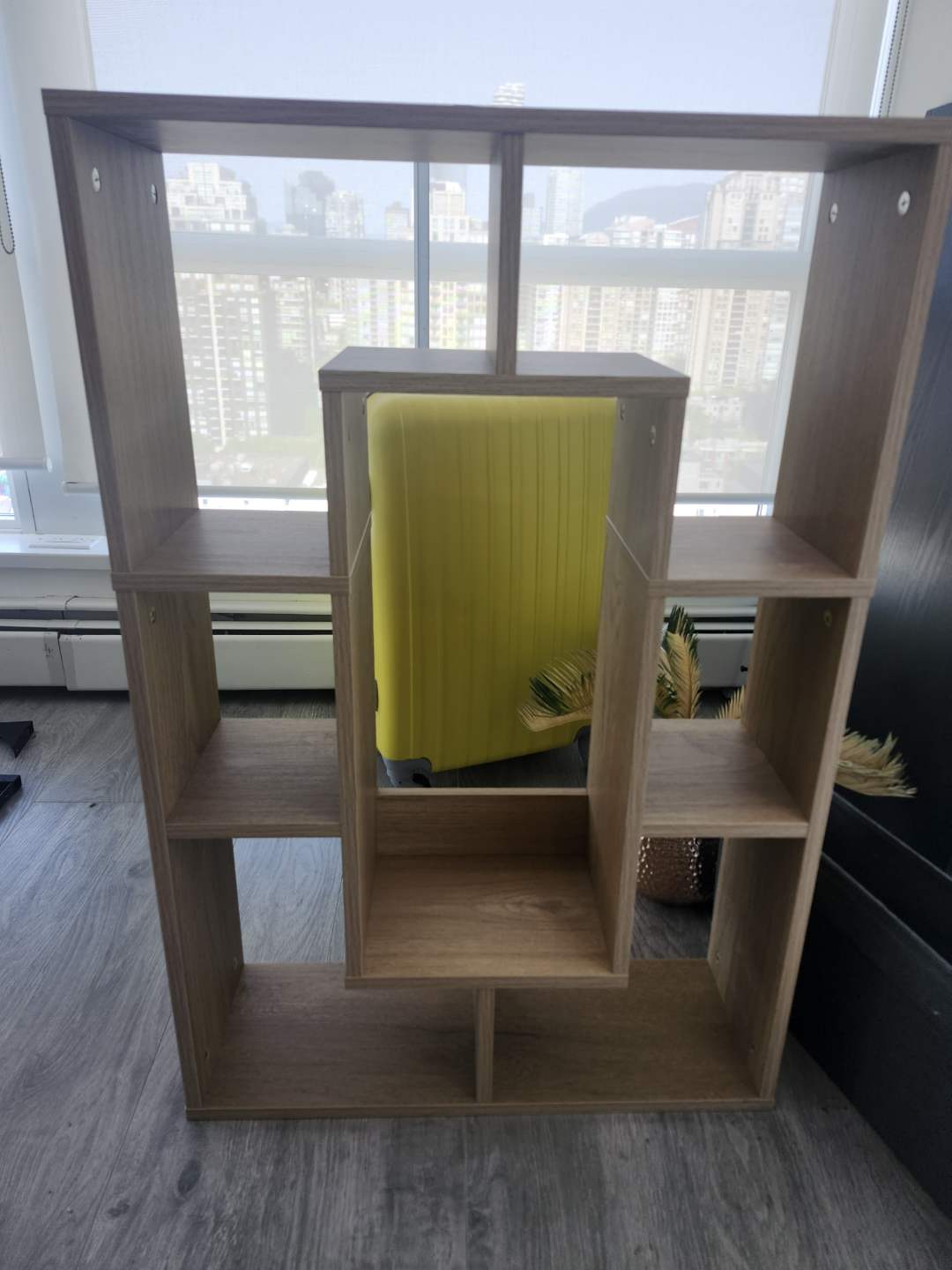 Modern Wooden Cube Storage Shelf - photo 3