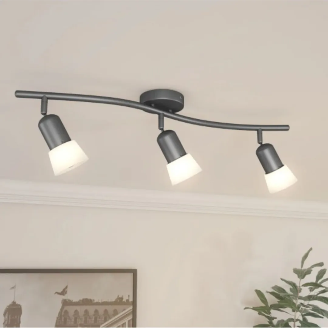 Canarm 3 bulb wave track light 💚 image indicator(2)