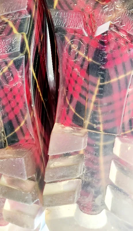 Women's Red Plaid Rain Boots image indicator(9)