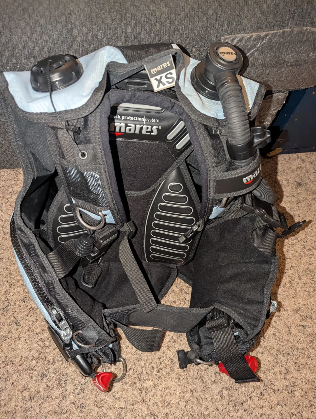 Mares XS Backplate BCD Scuba Diving Equipment image indicator(6)