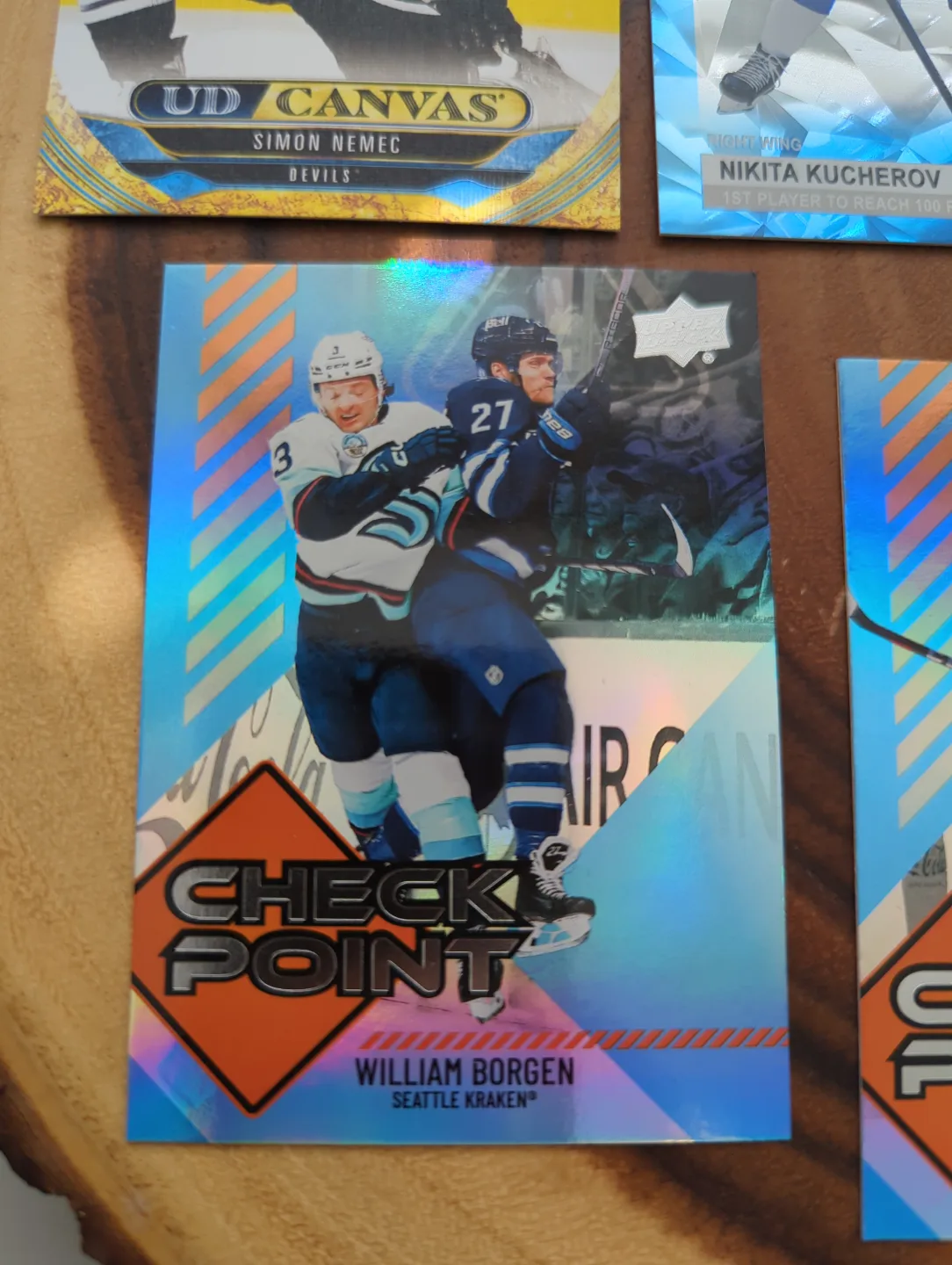 Insert Collection, 8 Upper Deck Hockey Cards image indicator(7)