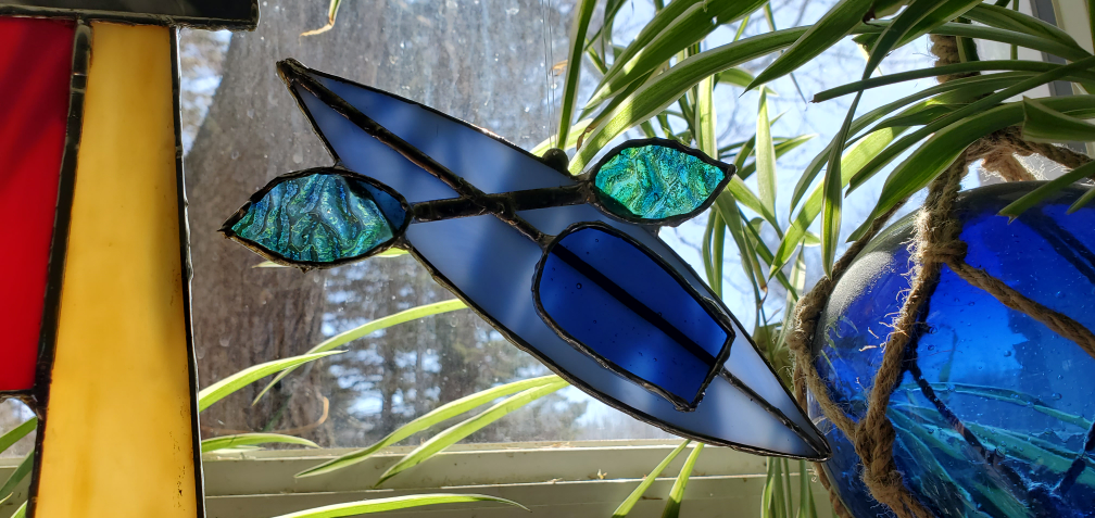 Stained Glass Kayak (Blue)