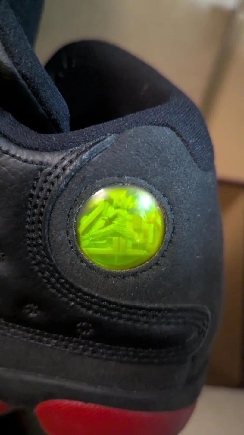 Air Jordan 13 Retro Black/Red Youth Size 5.5Y image indicator(4)