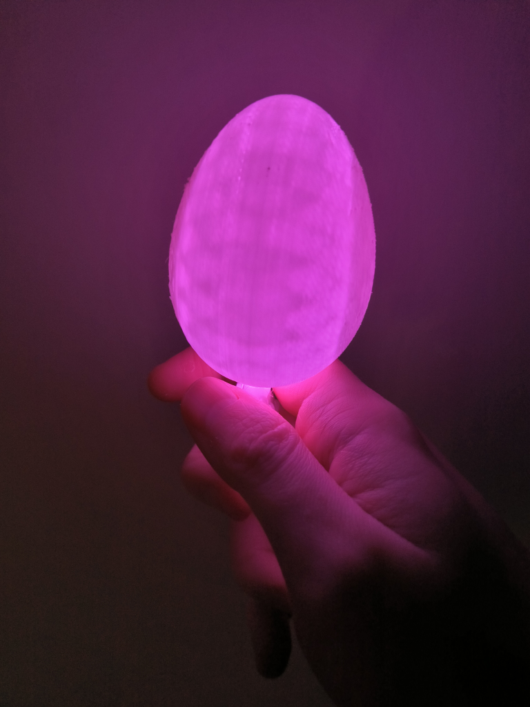 Decorative Colour-Changing LED Egg Night Light